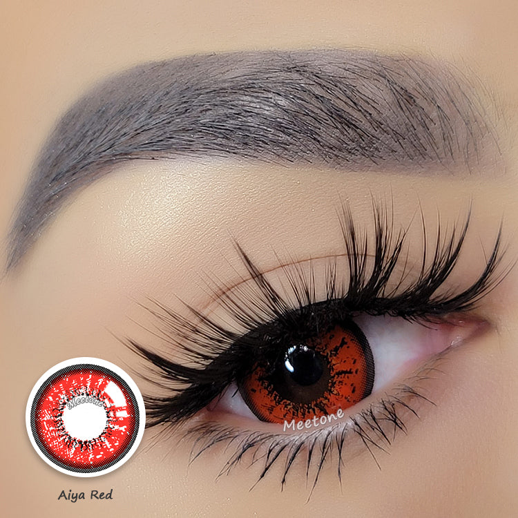 Meetone Aiya Red Contact Lenses