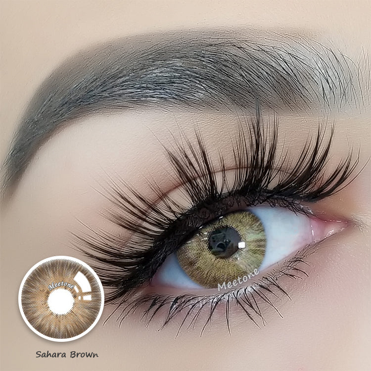 Meetone Sahara Brown Contact Lenses