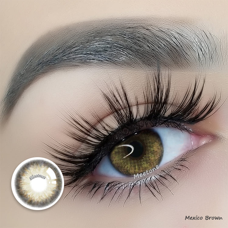 Meetone Mexico Brown Contact Lenses
