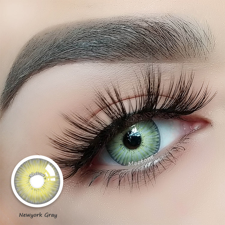 Meetone New York Gray Contact Lenses