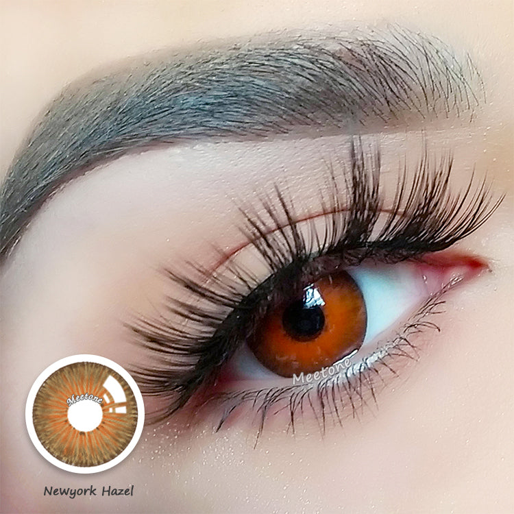 Meetone New York Hazel Contact Lenses