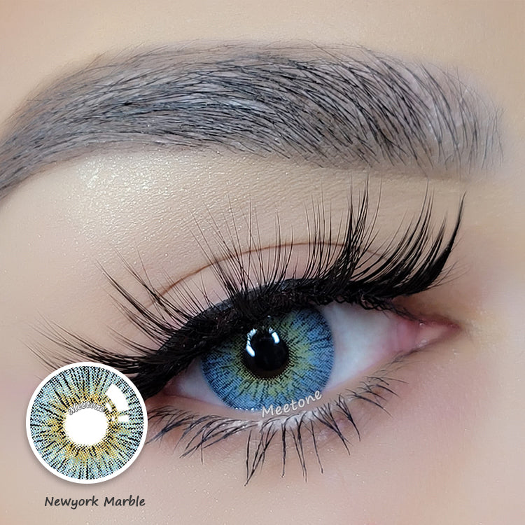 Meetone New York Marble Contact Lenses