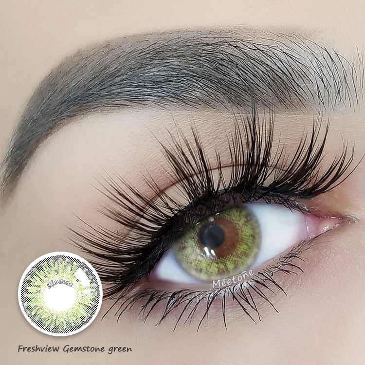 Meetone Freshview Gemstone Green Contact Lenses