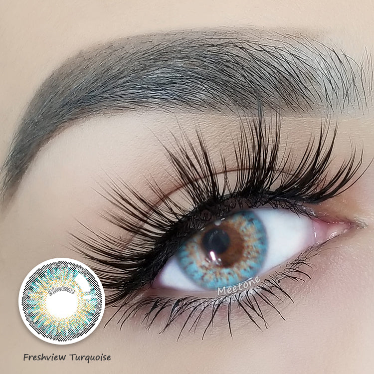 Meetone Freshview Turquoise Contact Lenses