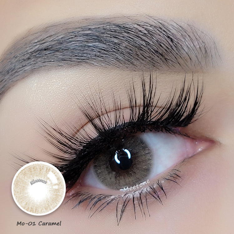 Meetone MO Series MO-01 Caramel Contact Lenses