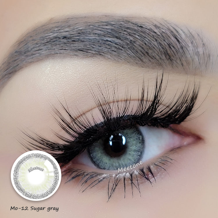 Meetone MO Series MO-12 Sugar Gray Contact Lenses