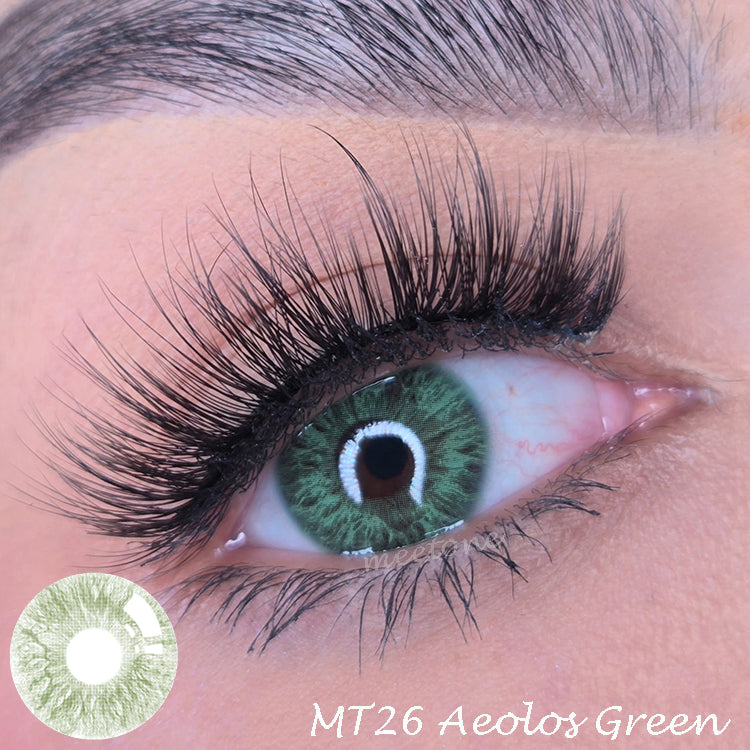 Meetone MT Series MT-26 Aeolos Green Contact Lenses