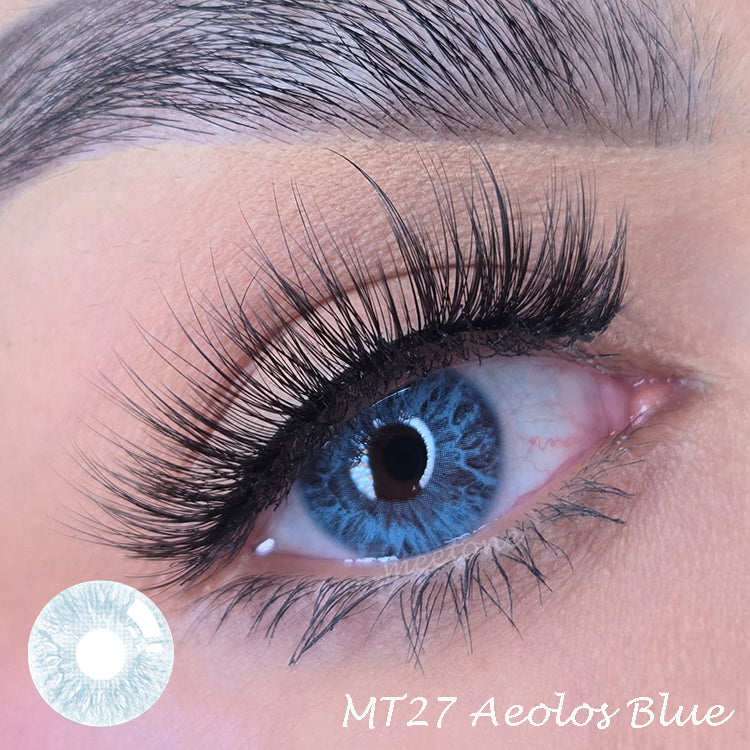 Meetone MT Series MT-27 Aeolos Blue Contact Lenses