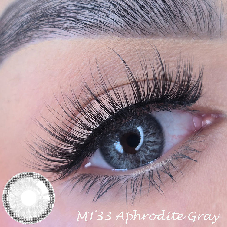 Meetone MT Series MT-33 Aphrodite Gray Contact Lenses