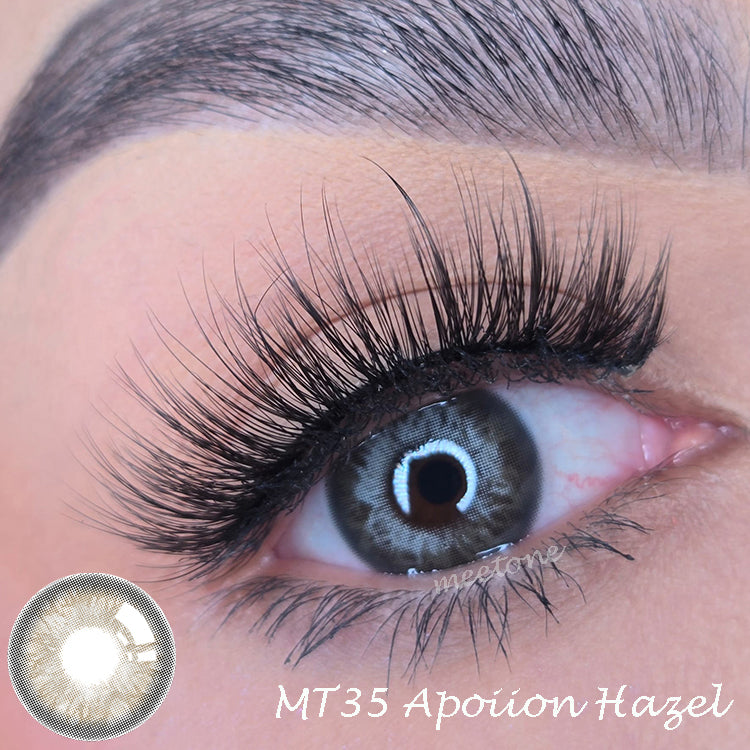 Meetone MT Series MT-35 Apoiion Hazel Contact Lenses