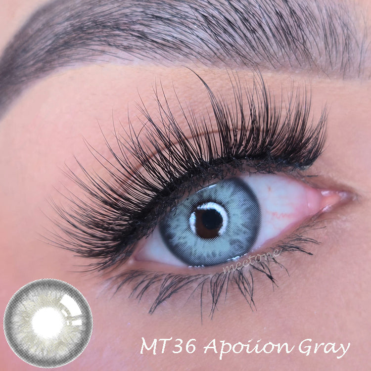 Meetone MT Series MT-36 Apoiion Gray Contact Lenses