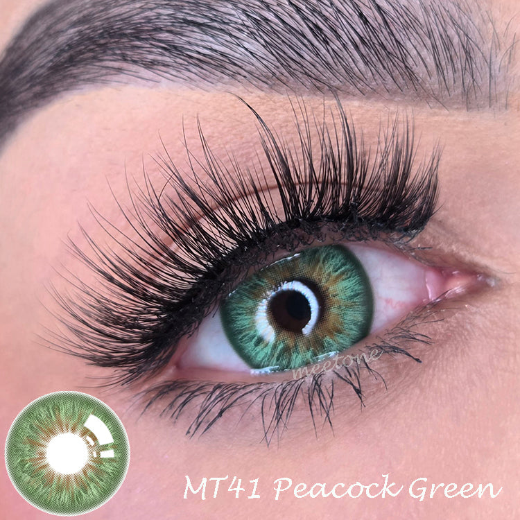 Meetone MT Series MT-41 Peacock Green Contact Lenses