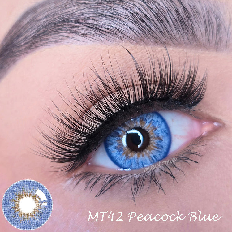 Meetone MT Series MT-42 Peacock Blue Contact Lenses