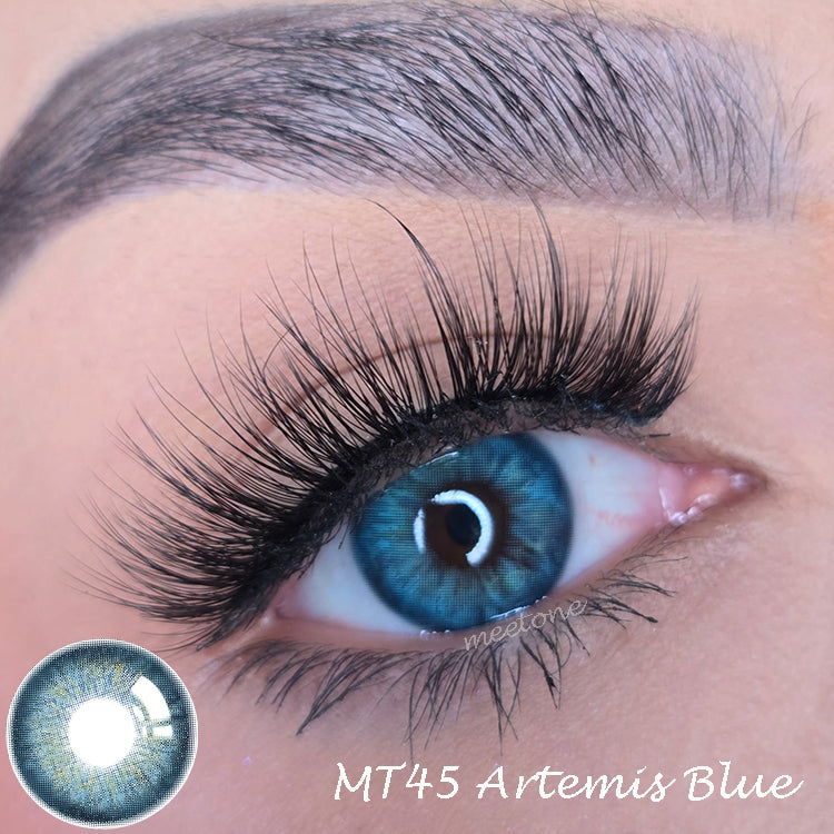 Meetone MT Series MT-45 Artemis Blue Contact Lenses