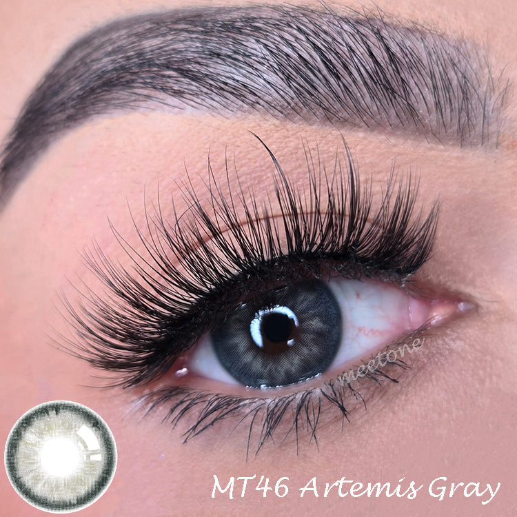 Meetone MT Series MT-46 Artemis Gray Contact Lenses
