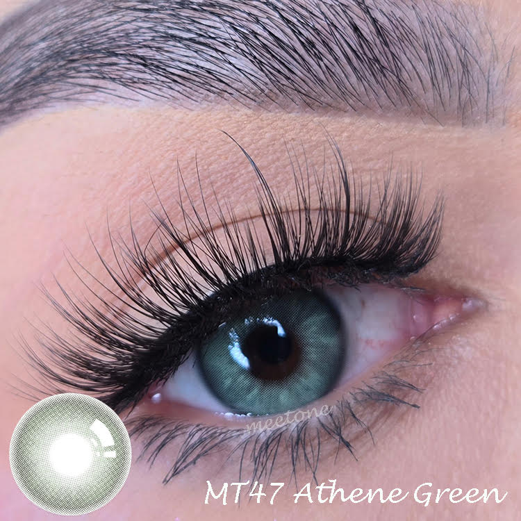 Meetone MT Series MT-47 Athene Green Contact Lenses