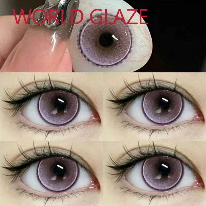 INDO World Glaze Violet Contact Lenses
