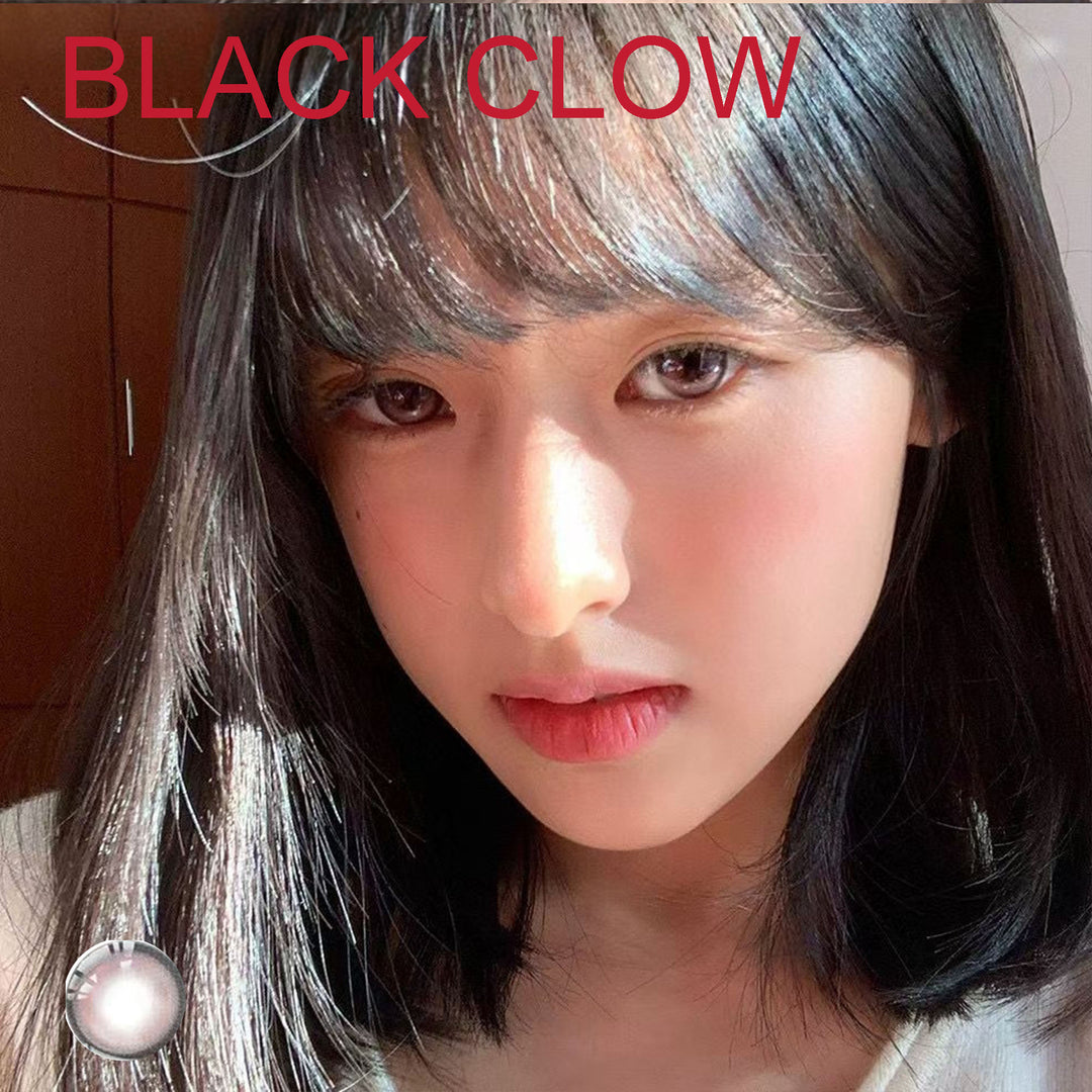 INDO Black Clow Pink Contact Lenses