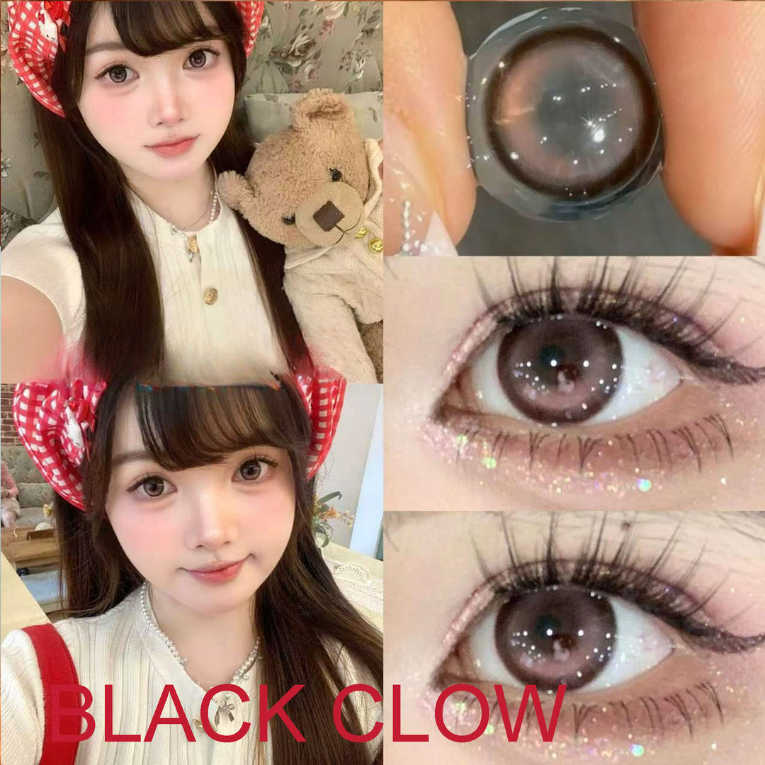 INDO Black Clow Pink Contact Lenses