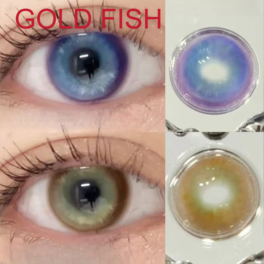 INDO Gold Fish Brown Contact Lenses