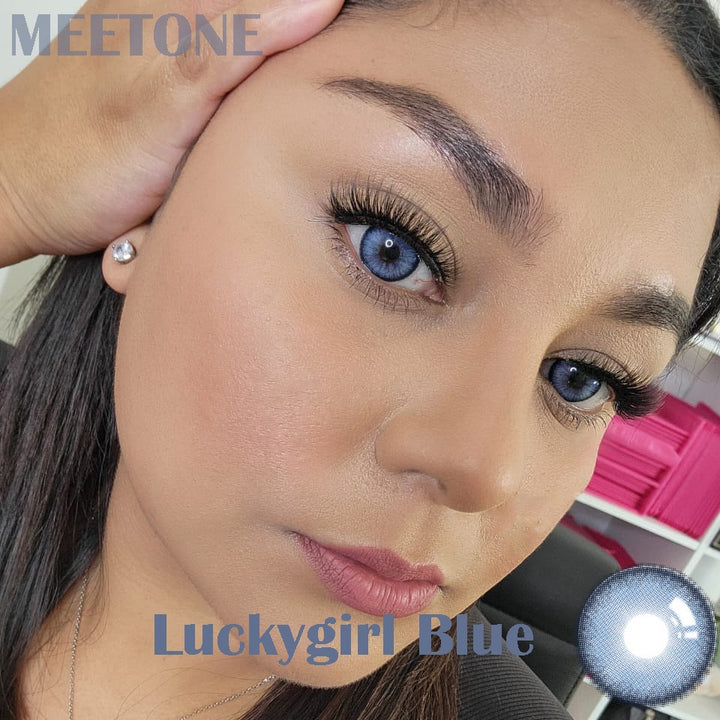 Meetone Luckygirl Blue Contact Lenses