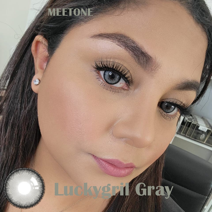 Meetone Luckygirl Gray Contact Lenses