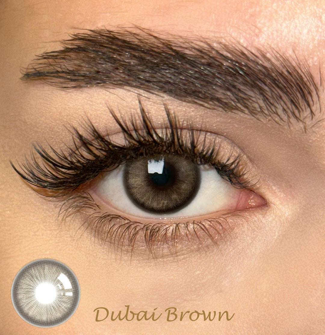 Meetone Dubai Brown Contact Lenses