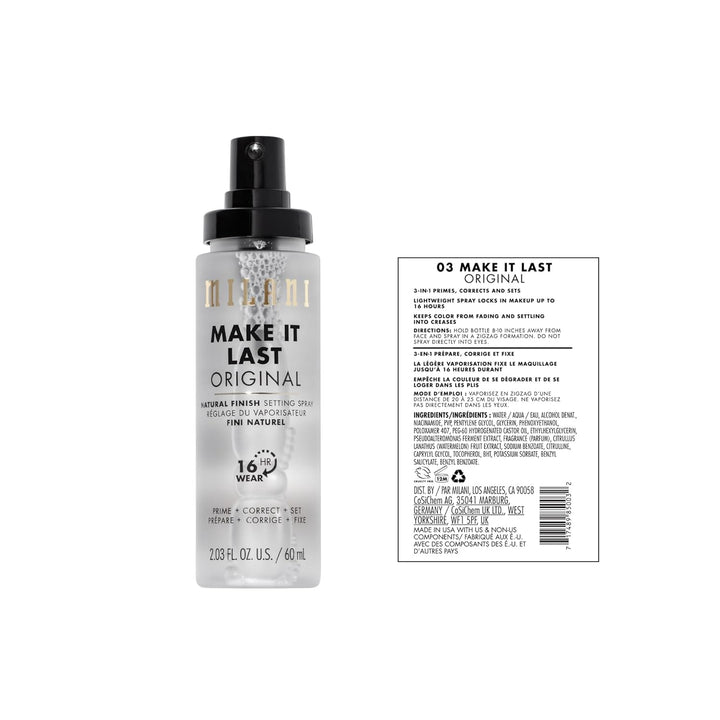 Milani Make It Last Original 3-in-1 Setting Spray and Primer