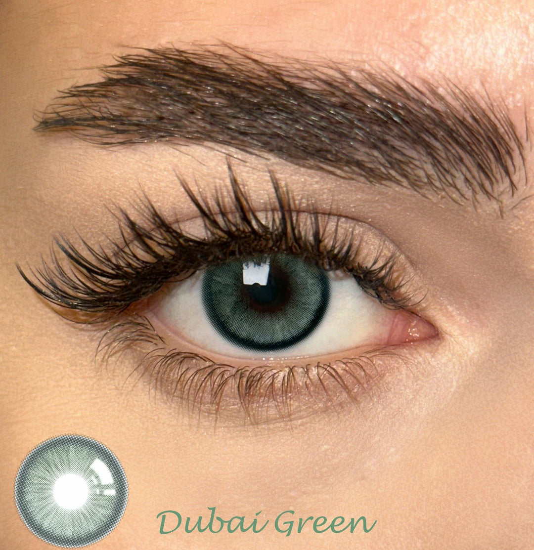 Meetone Dubai Green Contact Lenses