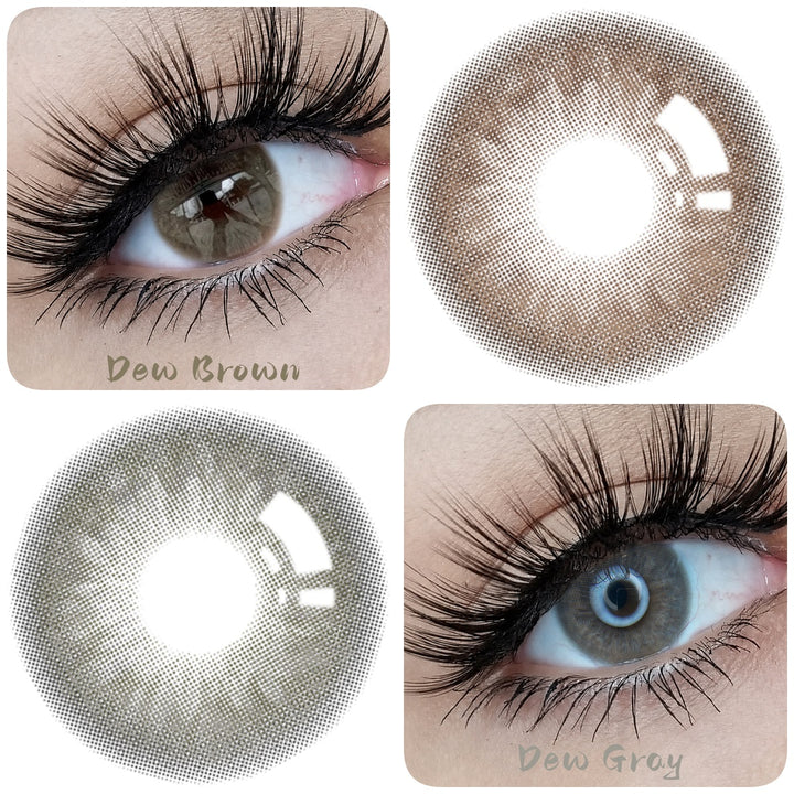 Meetone Dew Brown Contact Lenses