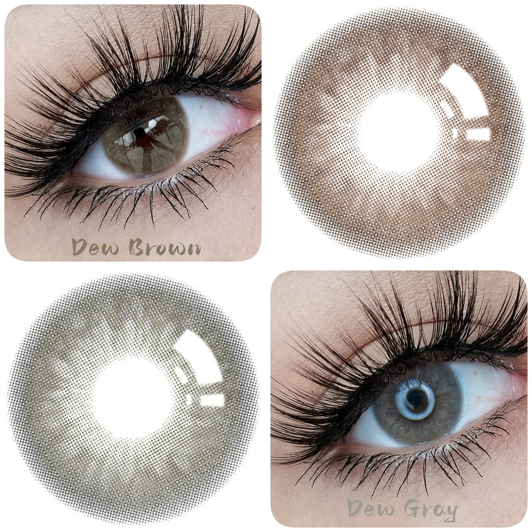 Meetone Dew Gray Contact Lenses