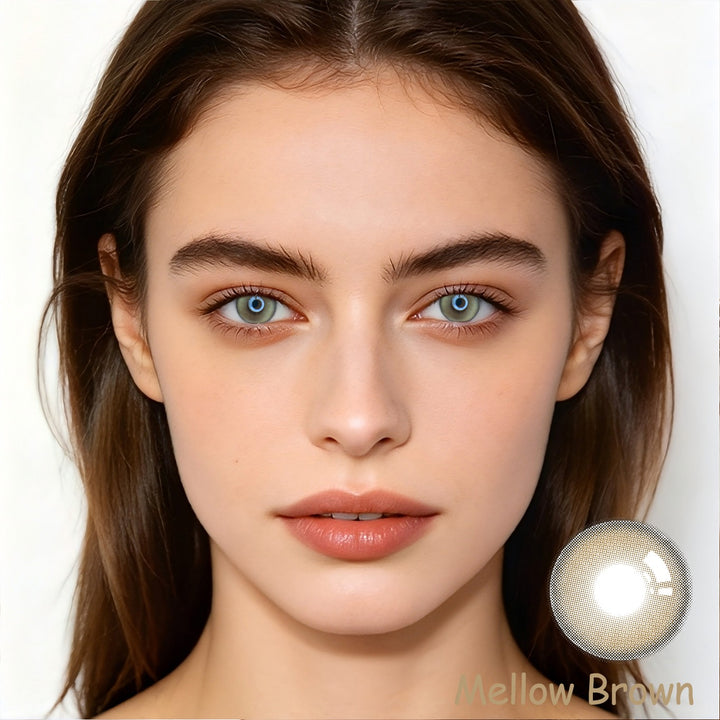 Meetone Mellow Brown Contact Lenses