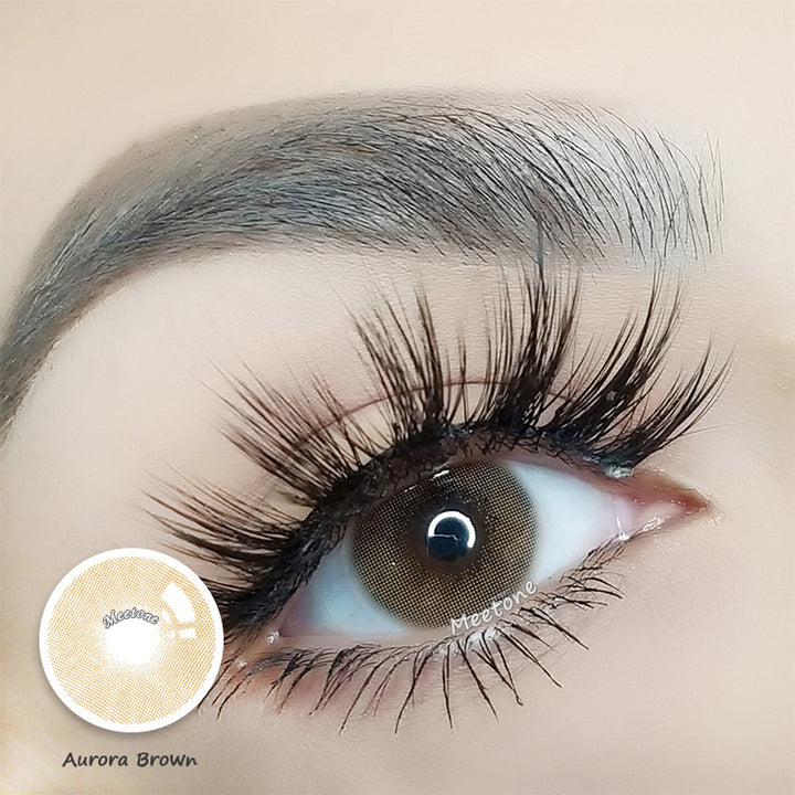 Meetone Aurora Brown Contact Lenses