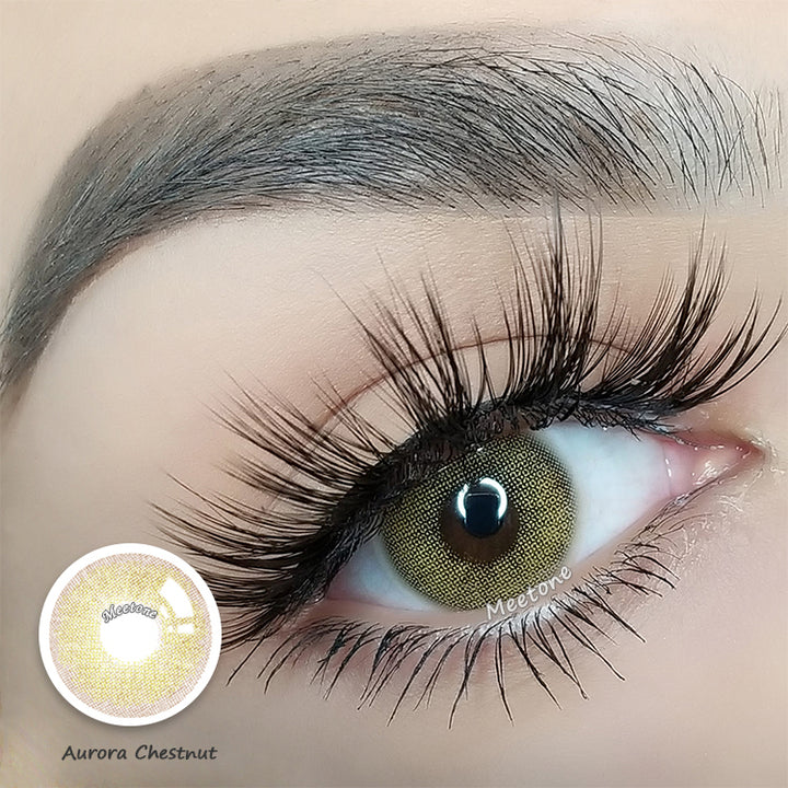 Meetone Aurora Chestnut Contact Lenses