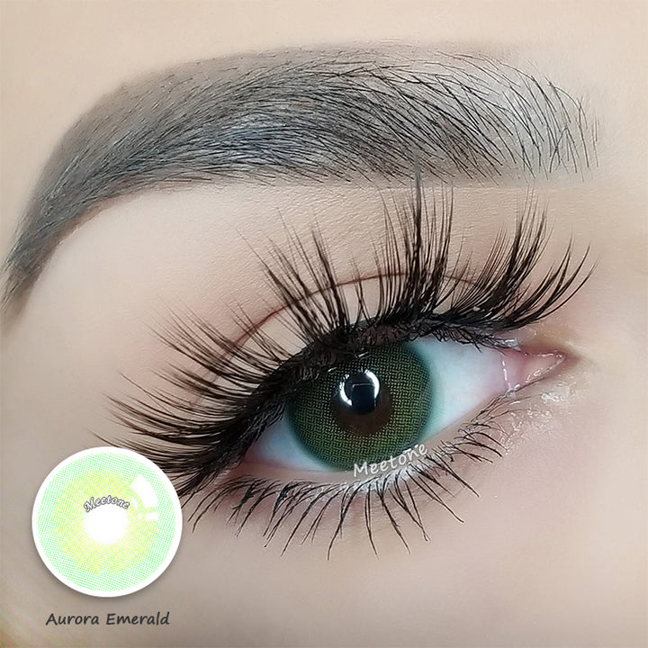 Meetone Aurora Emerald Contact Lenses