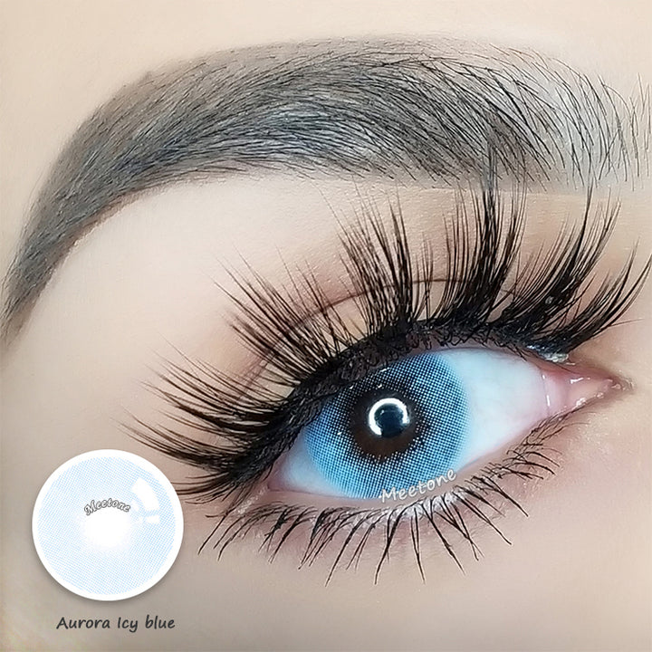 Meetone Aurora Icy Blue Contact Lenses