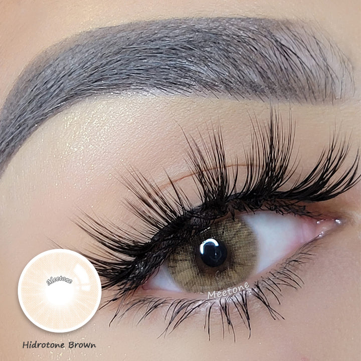 Meetone Hidrotone Brown Contact Lenses