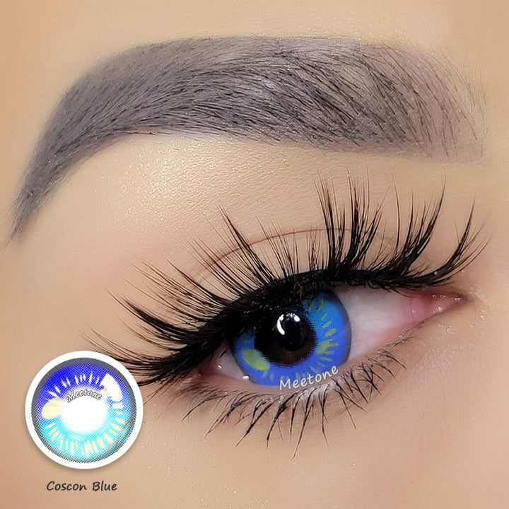 Meetone Coscon Blue Contact Lenses