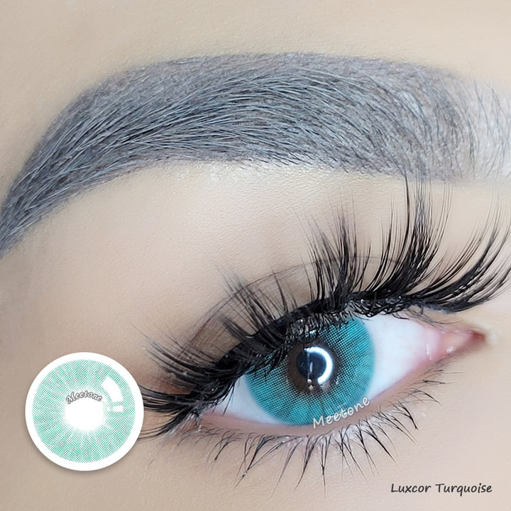 Meetone Luxcor Turquoise Contact Lenses