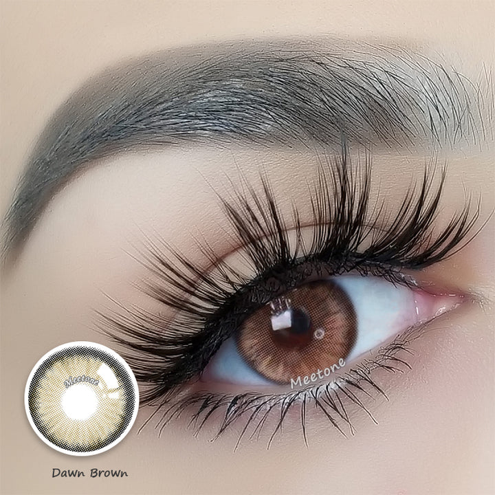 Meetone Dawn Brown Contact Lenses