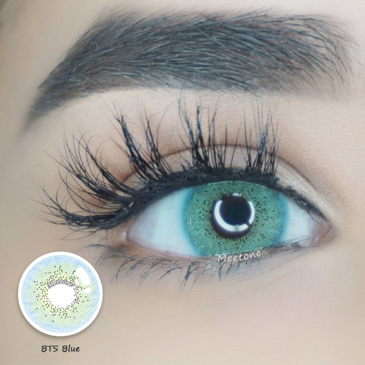 Meetone BTS Blue Contact Lenses