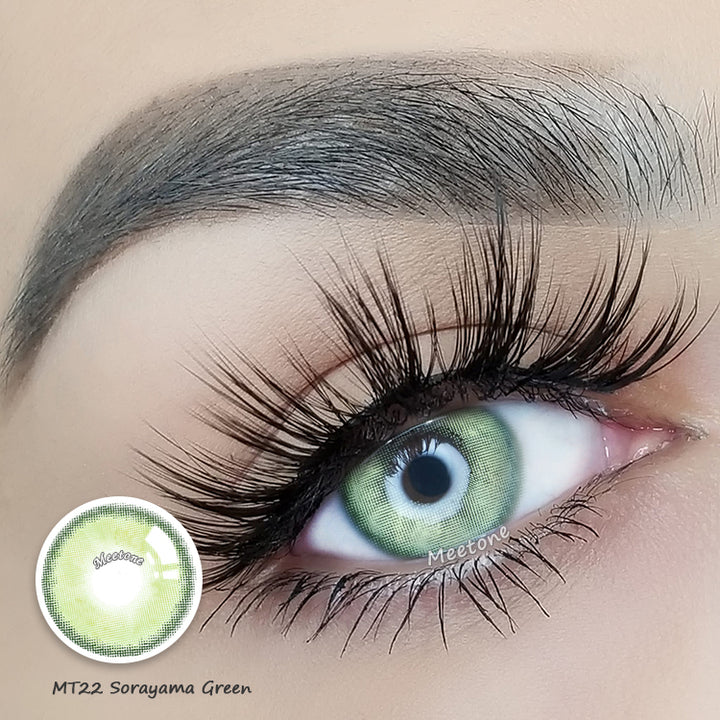 Meetone MT Series MT-22 Sorayama Green Contact Lenses