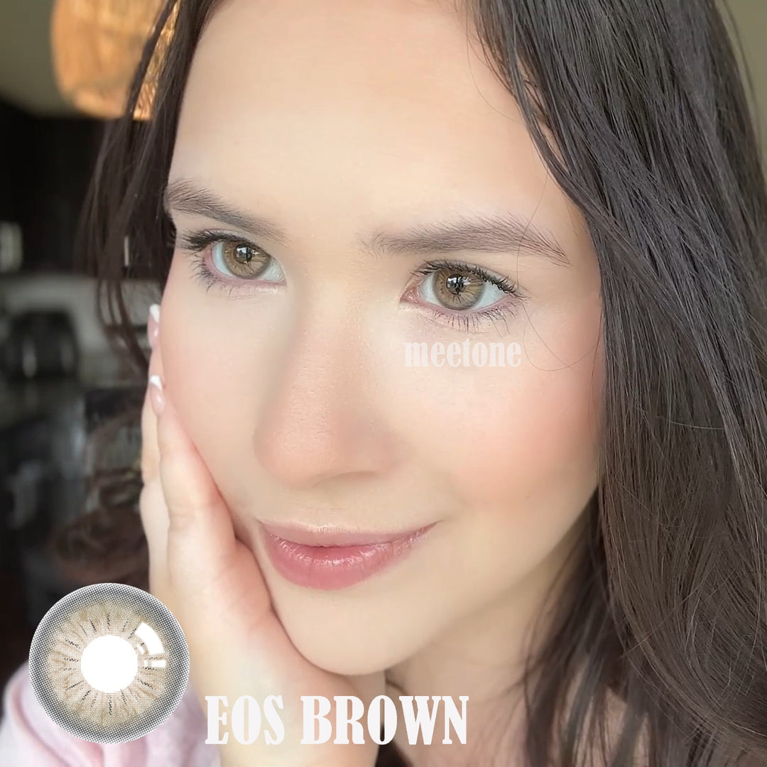 Meetone EOS Brown Contact Lenses